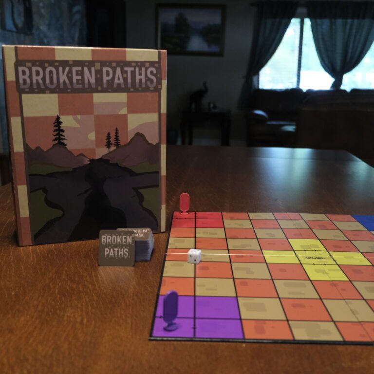 custom board game broken paths