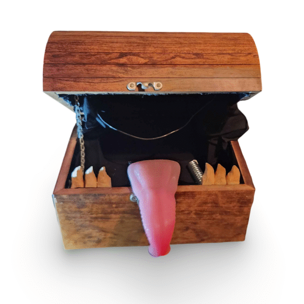 Mimic Chest – Handcrafted Fantasy Storage & Tabletop Decor - Image 2